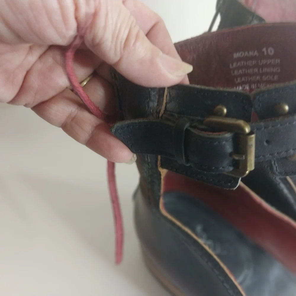 FIREBIRDS Moana Size 10 Elegant Brown Leather Women's Heels - Picture 6 of 12